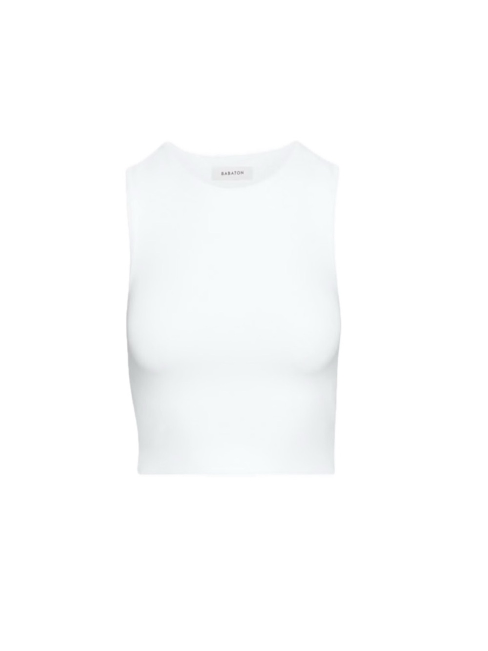 Aritzia Babaton Contour Muscle Tank - White, Size L
